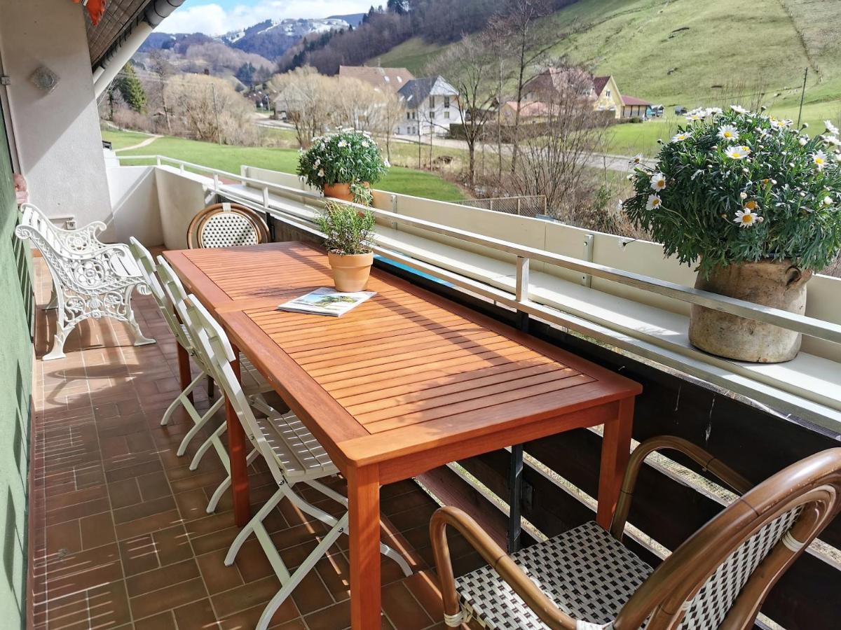 Ferienwohnung Vogelsang Im Schwarzwald Münstertal Esterno foto